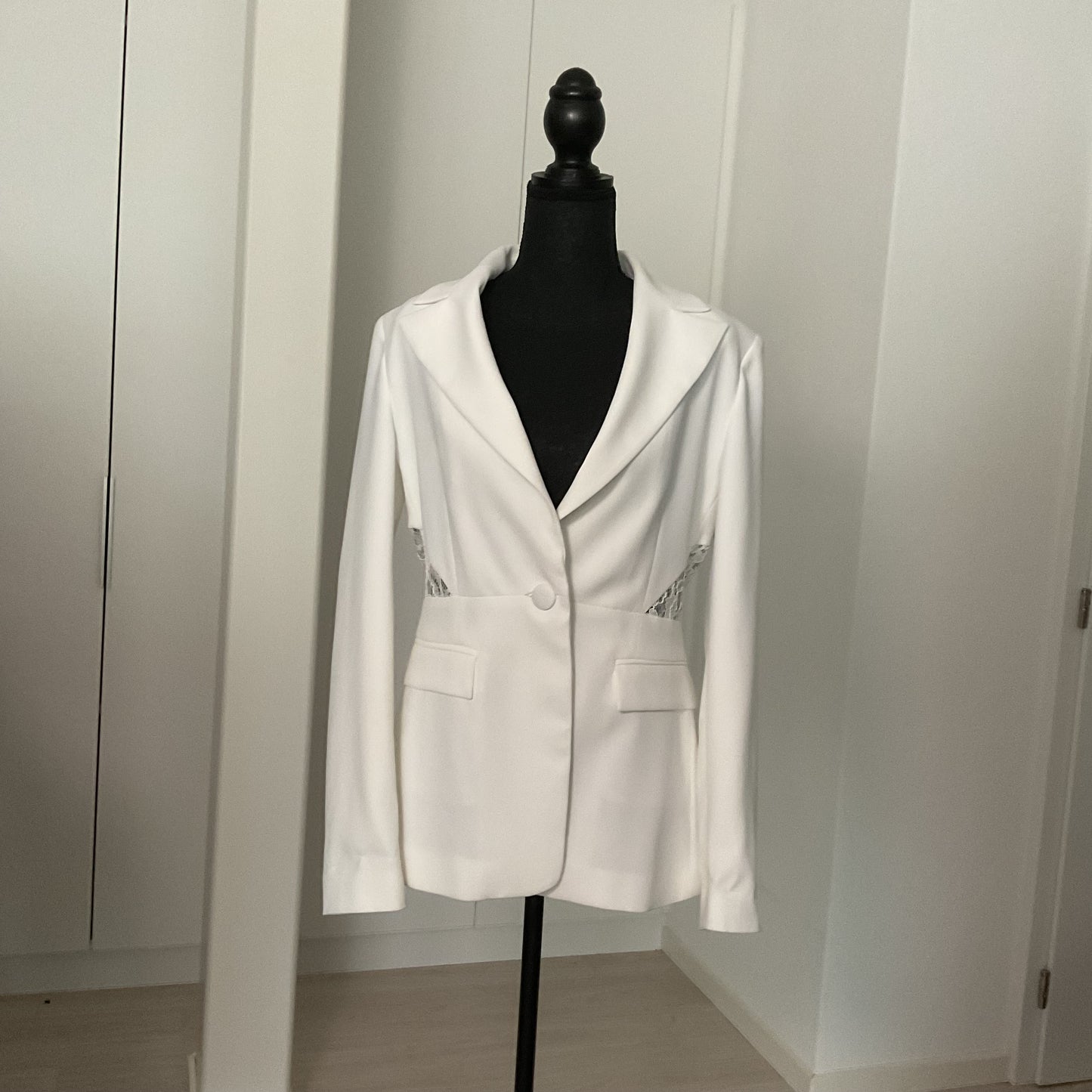 Blazer bianco con ricami LIU JO