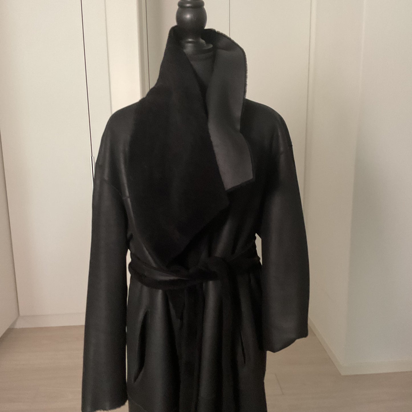 Mantello montone reversibile