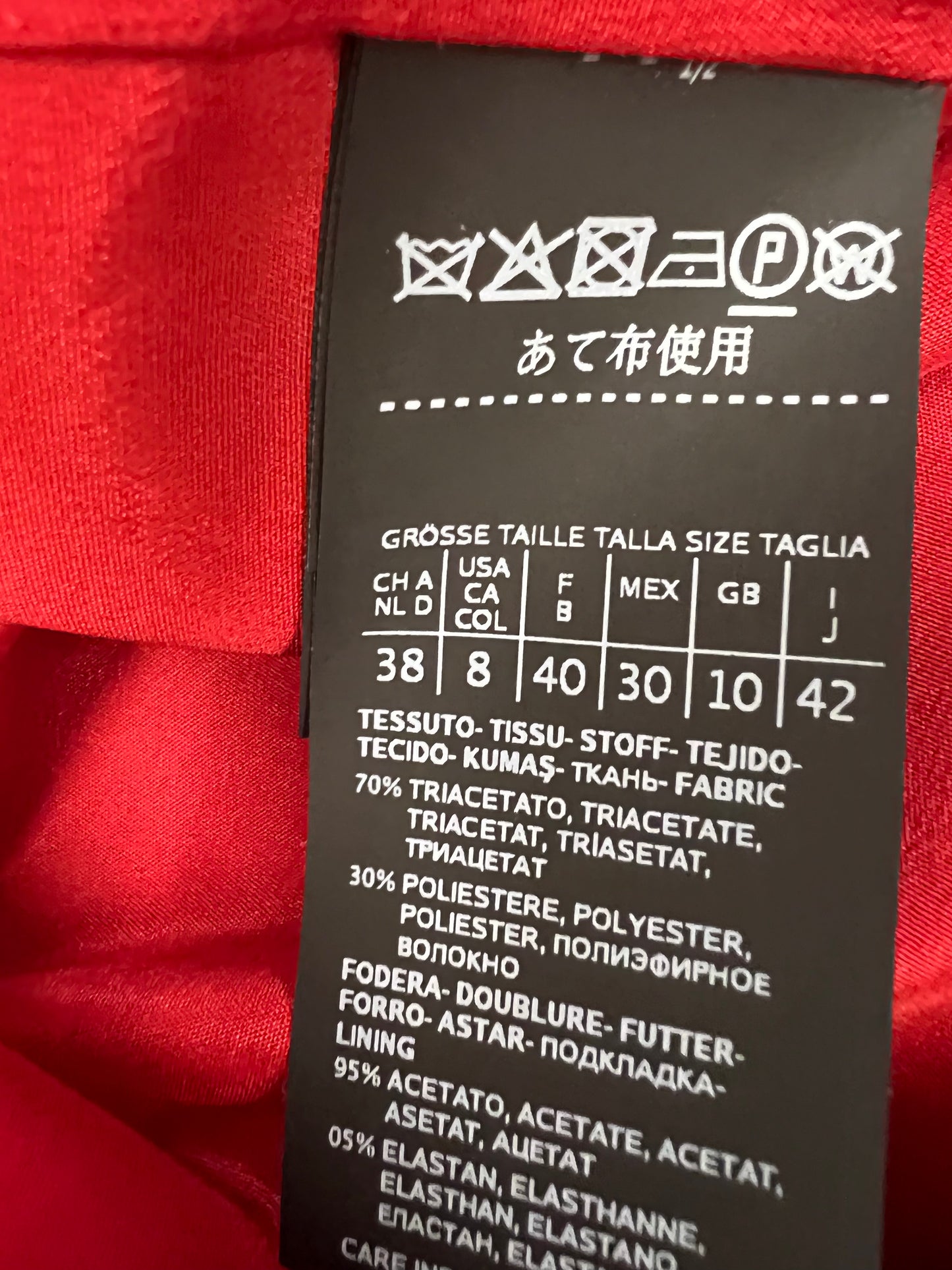 Abito Max Mara Rosso NUOVO